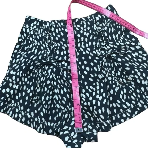 FREE PEOPLE: Lace -Up Bennett Polka Dot Shorts -Size 0 - Picture 10 of 13